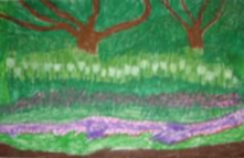 Artwork produced in individual art therapy session