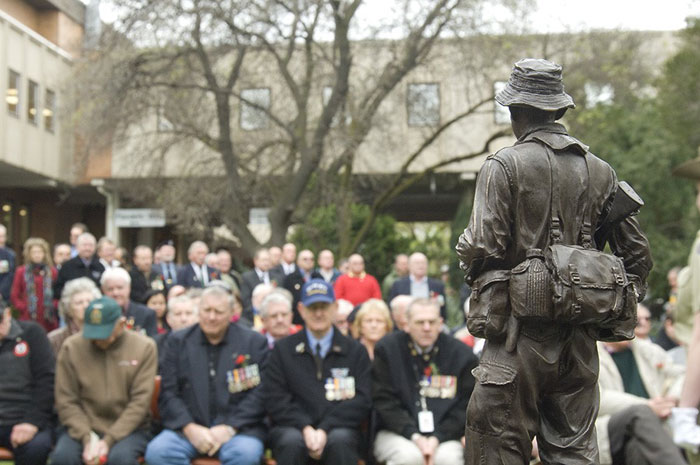 A commemorative service for veterans at Heidelberg Repatriation Hospital