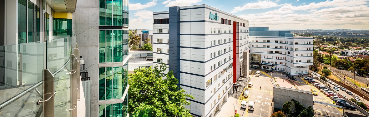 Austin Hospital viewed from the south