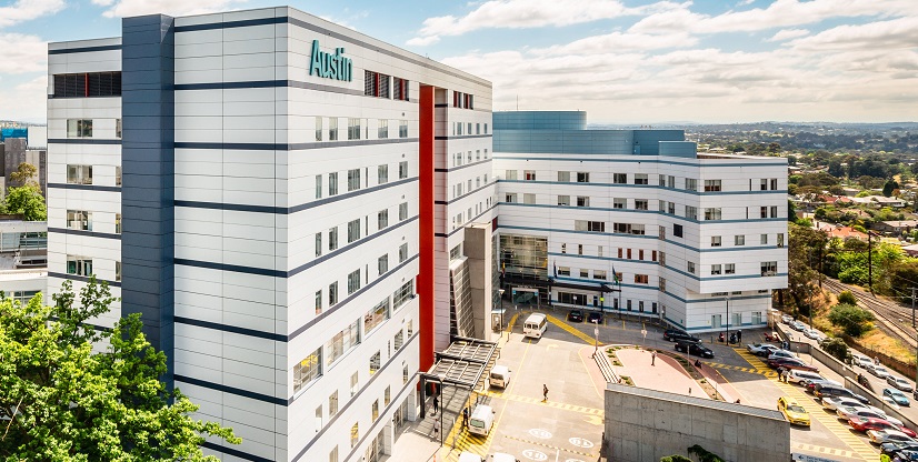 Austin Hospital viewed from the south