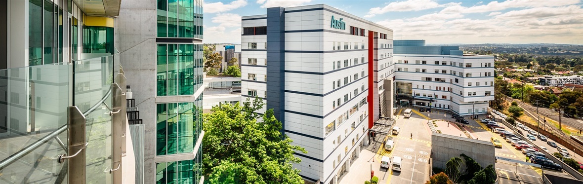 Austin Hospital viewed from the south