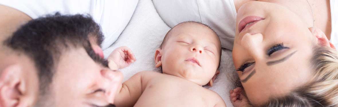 Parents with baby